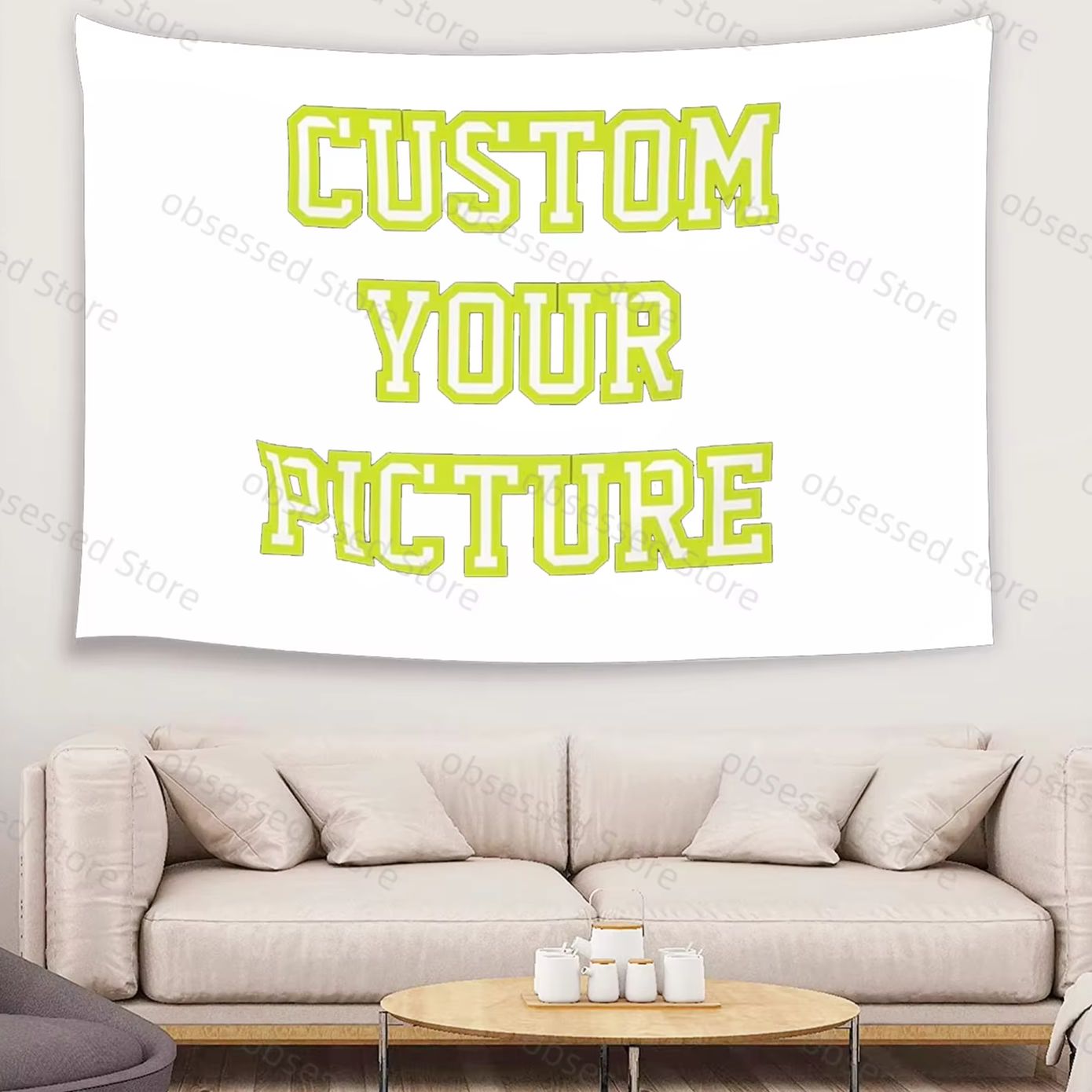 Home Textiles & Decorations - Impressão de Tapeçarias Personalizadas para Suas
