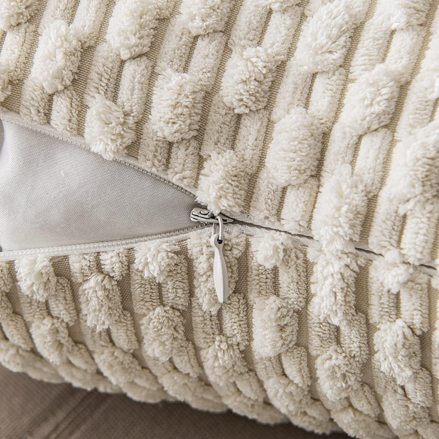 Listrado lance capa de almofad - Pillow Insert 18X18 avaliação e preço