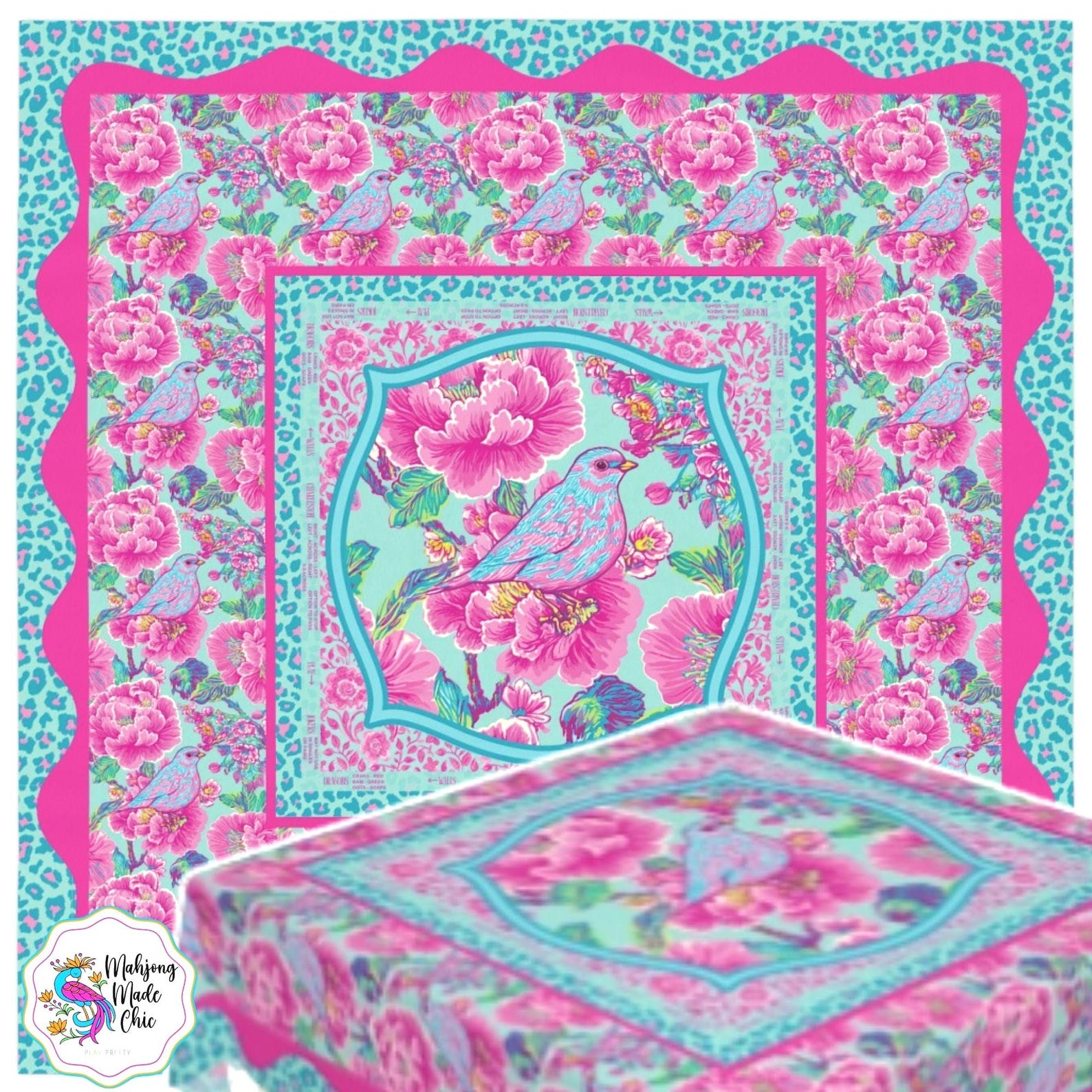 Toalha de Mesa Quadrada Rosa p - Home Textiles Direct avaliação e preço