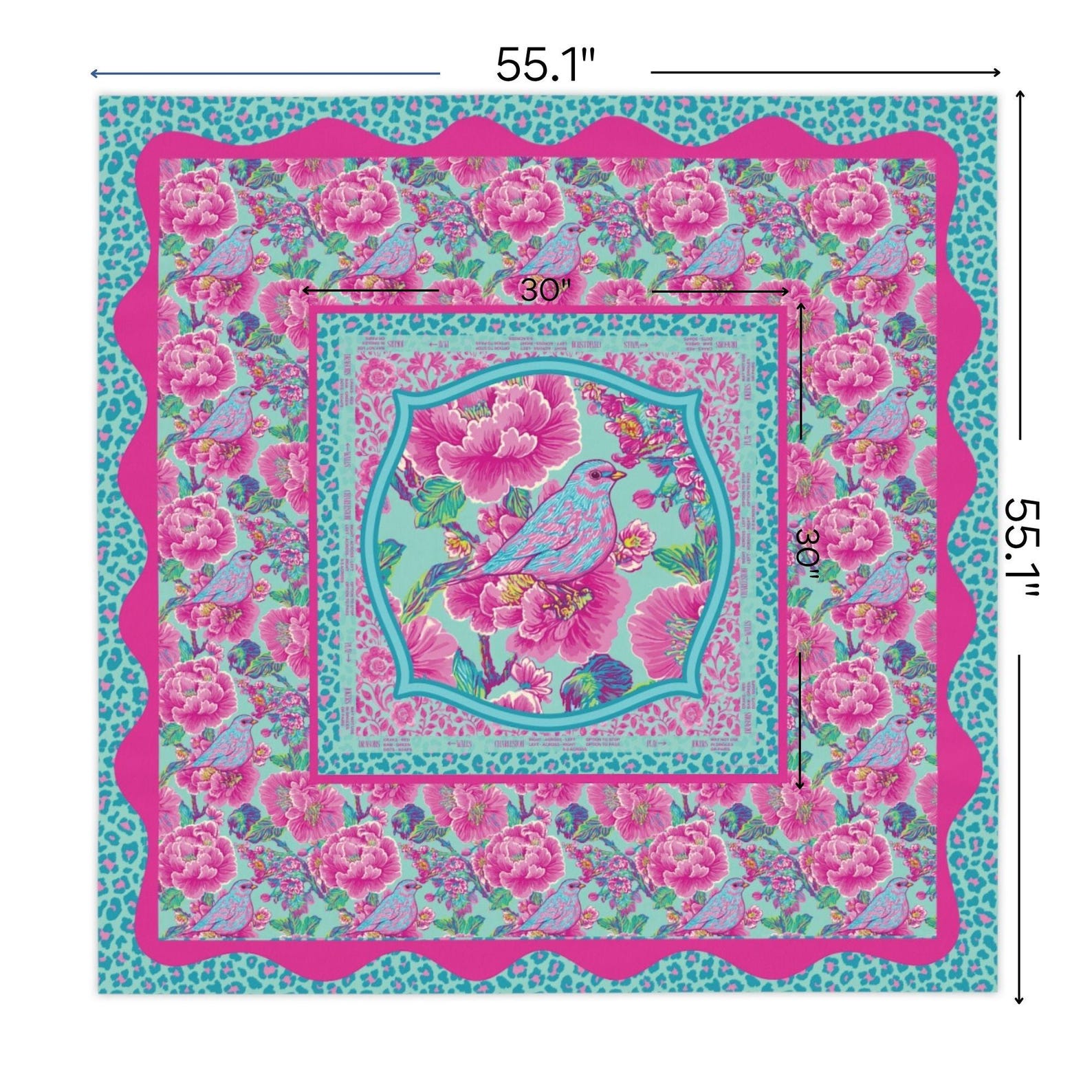 Toalha de Mesa Quadrada Rosa p - Home Textiles Direct avaliação e preço
