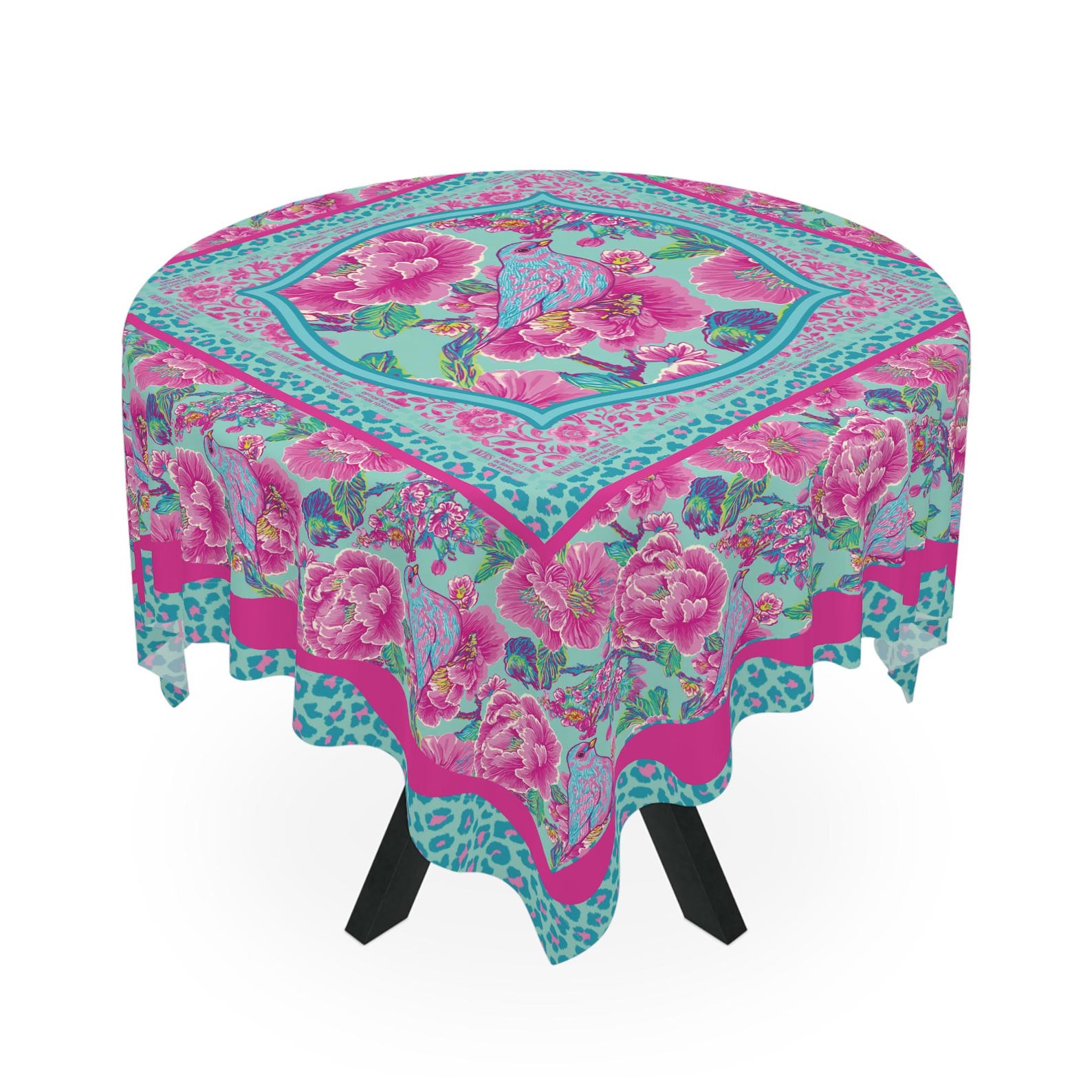 Toalha de Mesa Quadrada Rosa p - Home Textiles Direct avaliação e preço