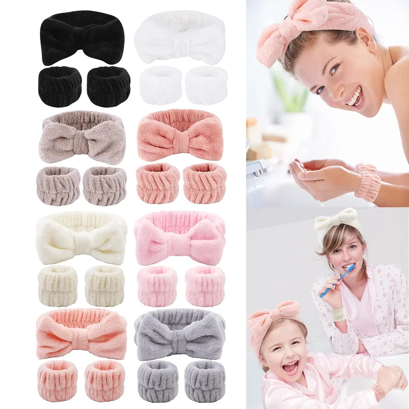 2 pçs reutilizável spa pulso w - Home Textiles Face Towel avaliação e preço