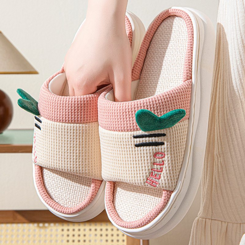 Novos Chinelos de Linho para M - Home Textile avaliação e preço