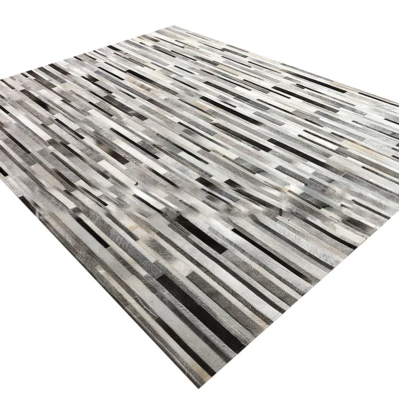 Tapete Cinza de Couro Natural  - Home Textiles Importers In Usa avaliação e preço