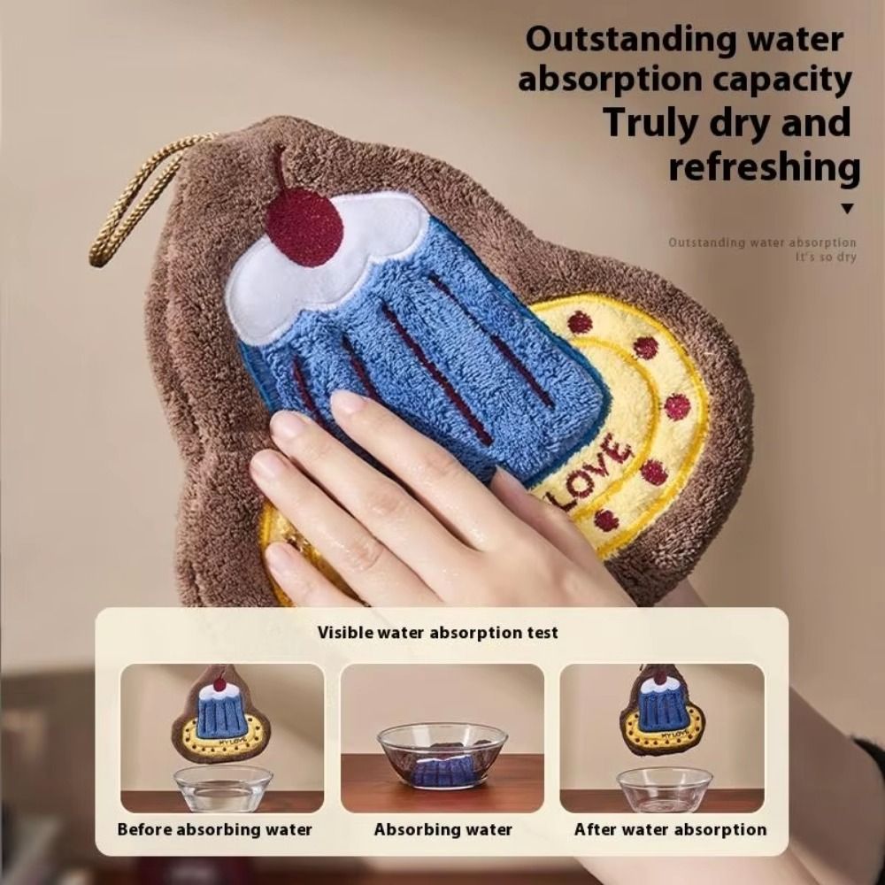 Toalhas de Mão Criativas em Es - Home Textiles Face Towel avaliação e preço
