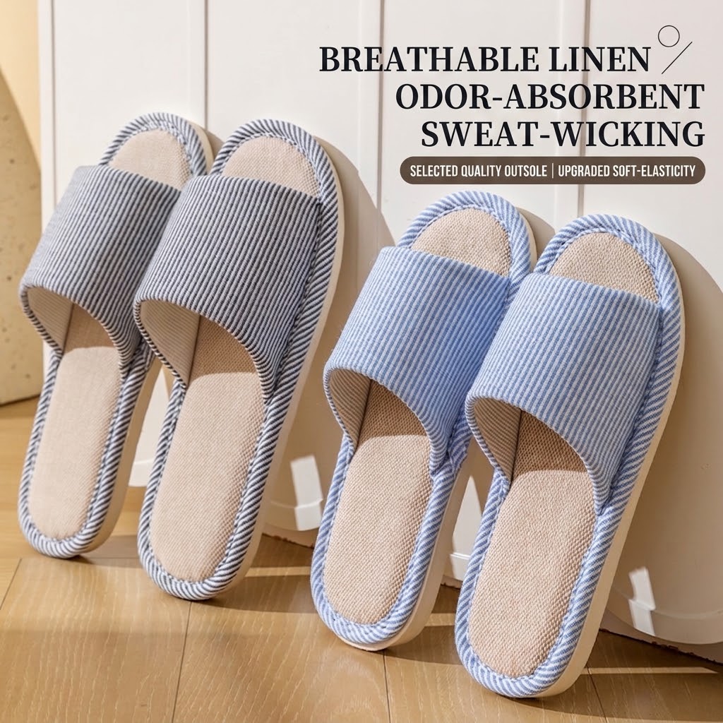 Chinelos de Linho Respirável p - Home Textile avaliação e preço