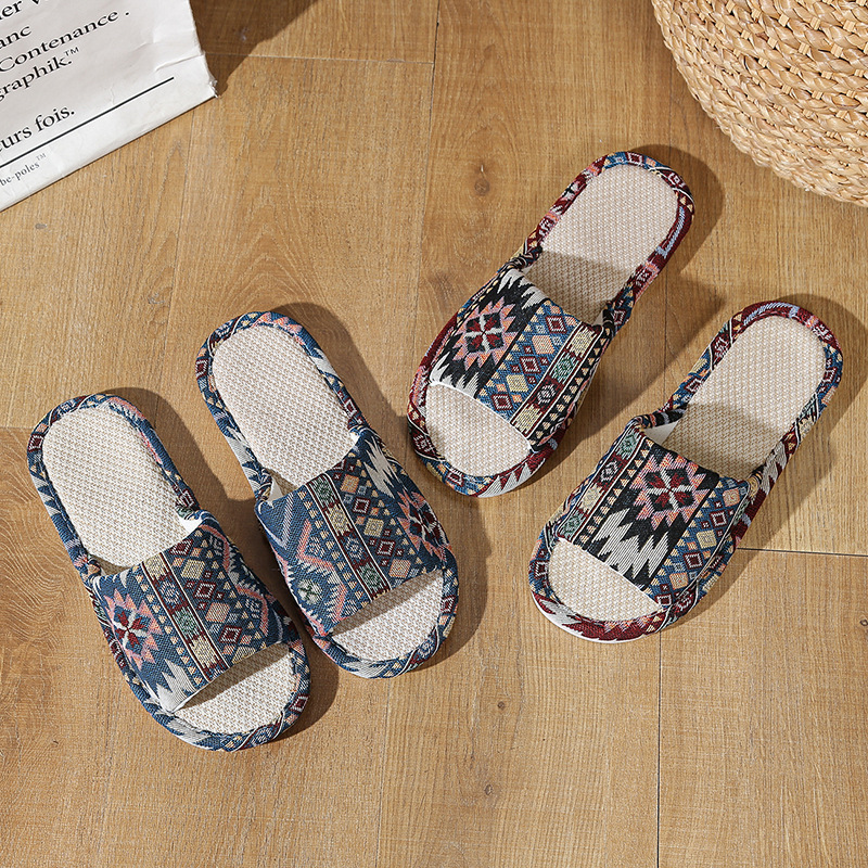 Sandálias de linho natural par - Home Textile avaliação e preço